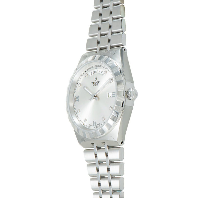 Royal | 41mm, Steel, Silver Dial