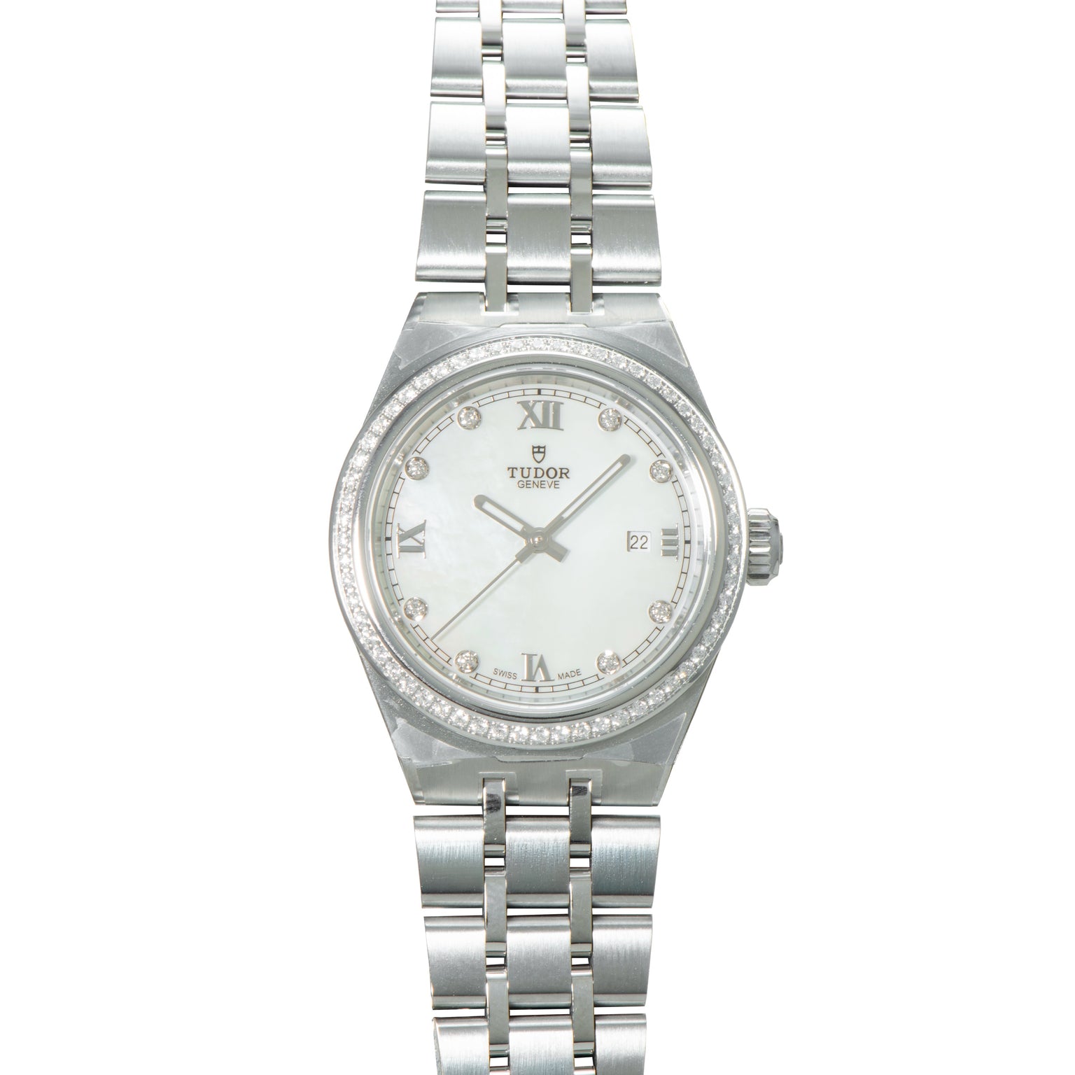 Royal | 34mm, Steel, Silver Dial