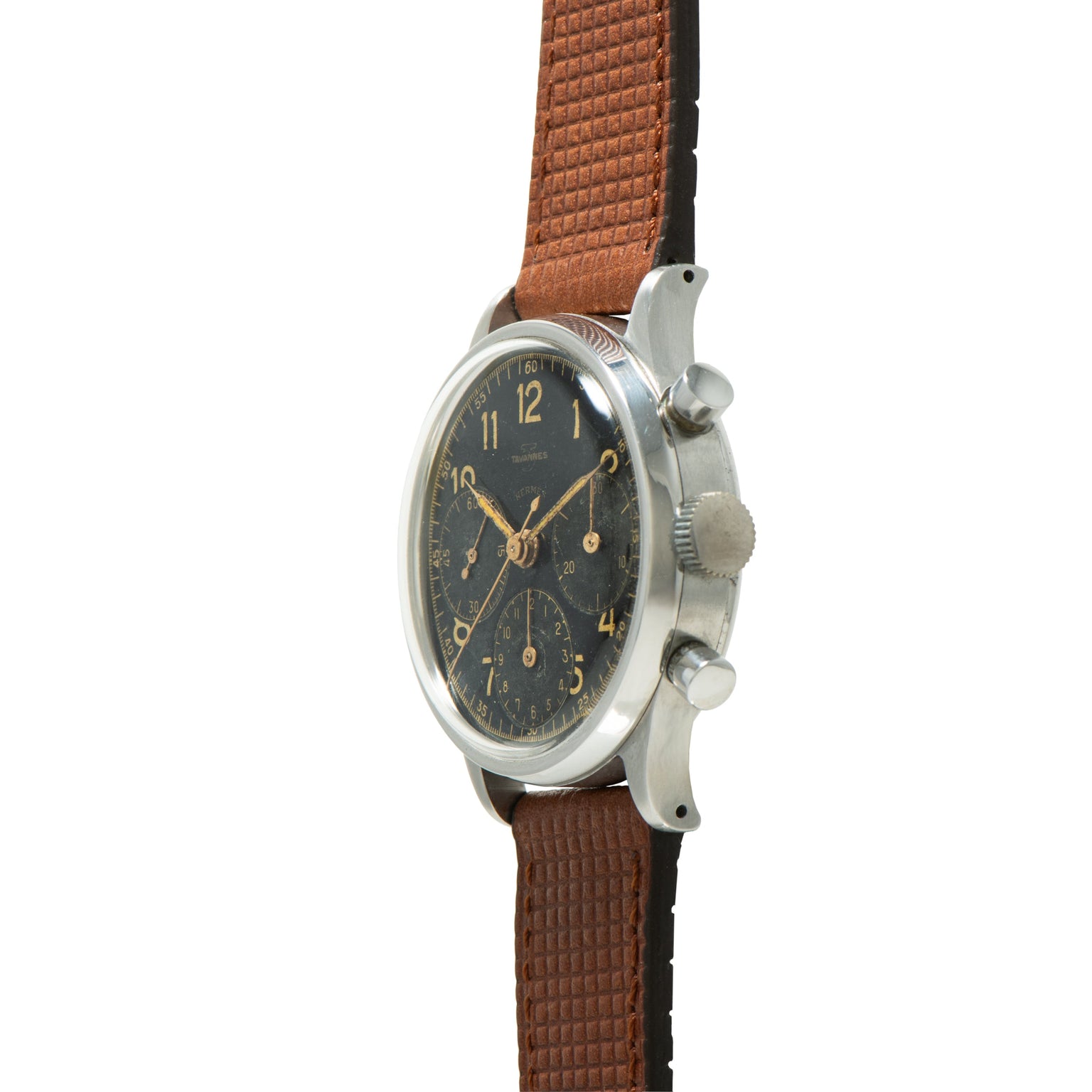 Tavannes Hermès Triple Register Chronograph
