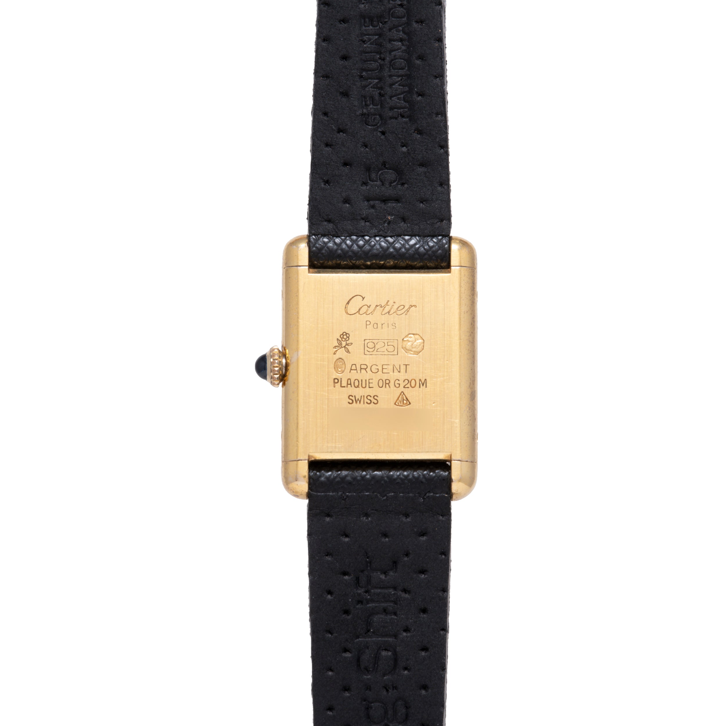 Cartier Must de Cartier Tri-Tone Tank Vermeil