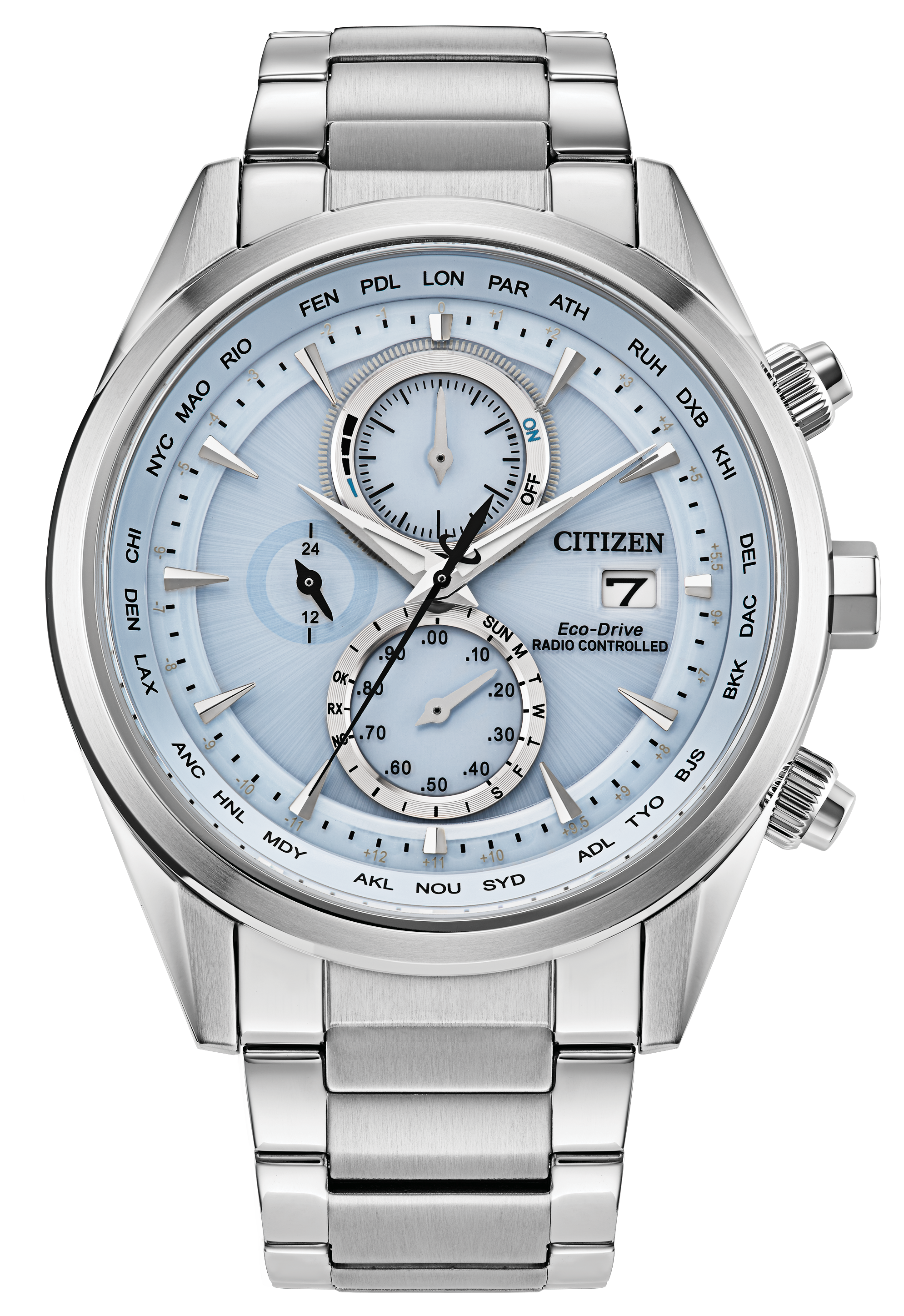 Citizen Radio Control Steel 43 mm Eco Drive
