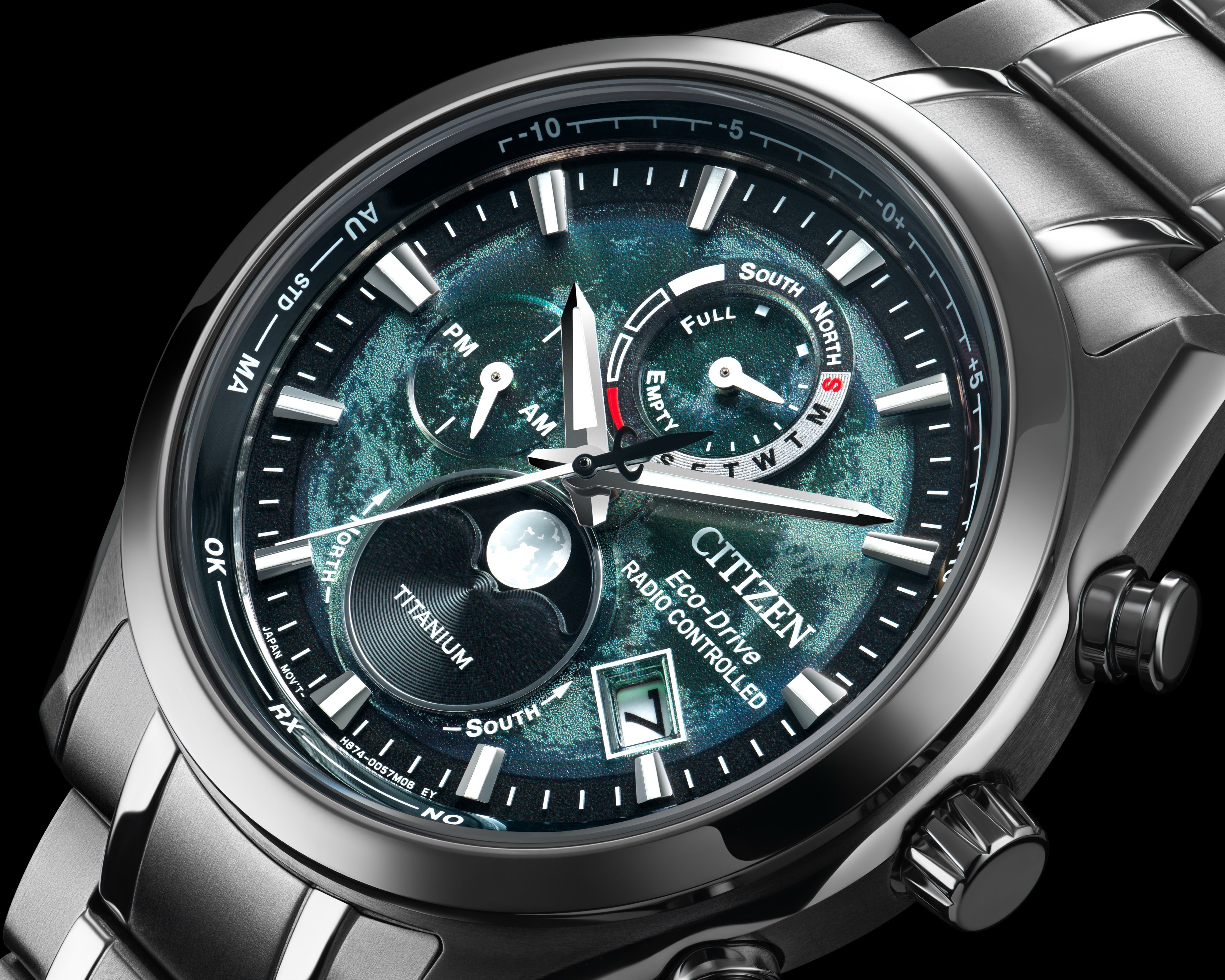 Citizen Tsuki-yomi A-T Titanium 43 mm Eco Drive