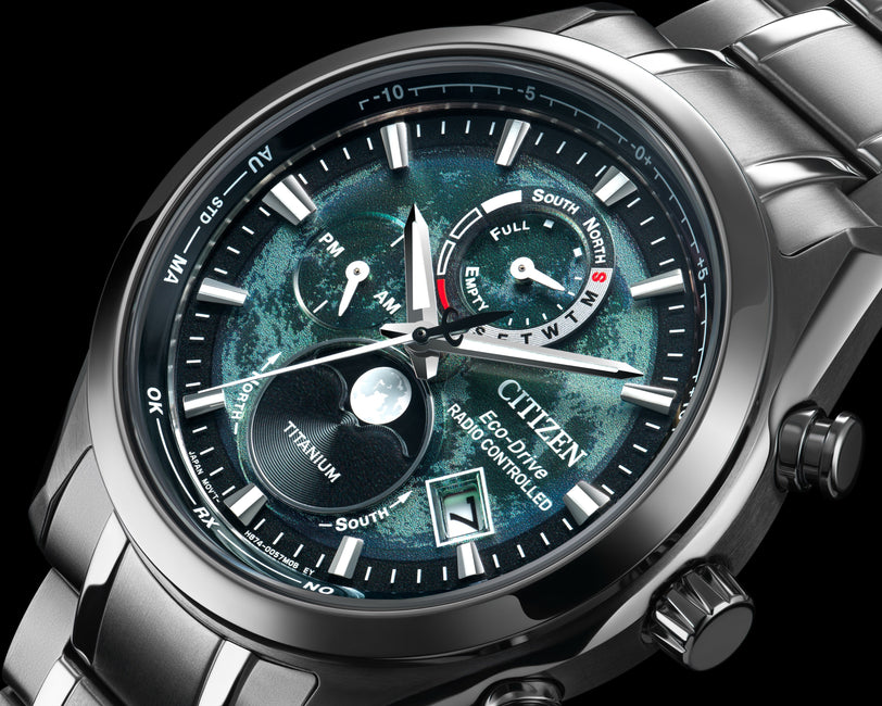 Citizen Tsuki-yomi A-T Titanium 43 mm Eco Drive