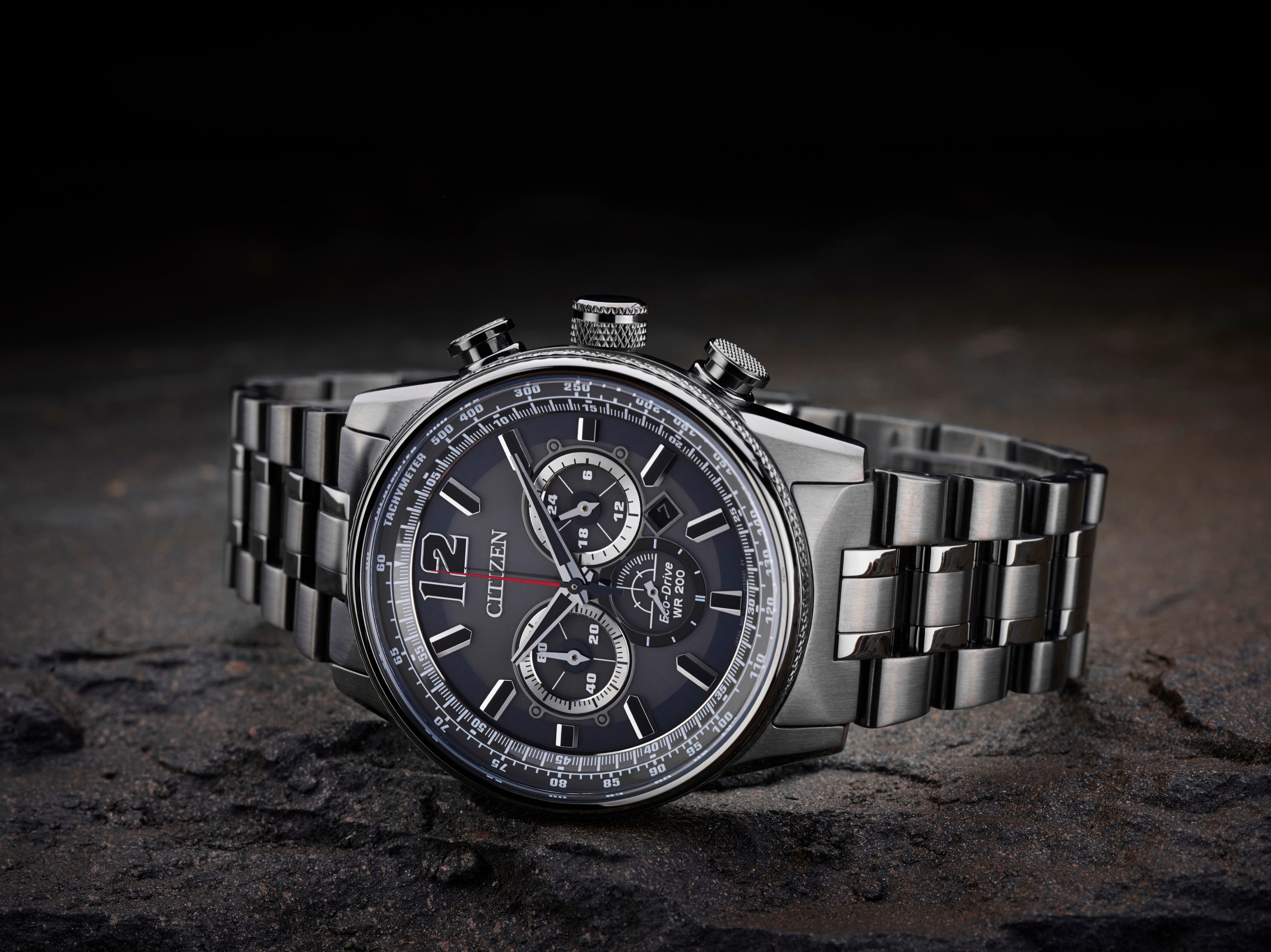 Citizen Nighthawk Sport Casual Steel 43 mm Eco Drive