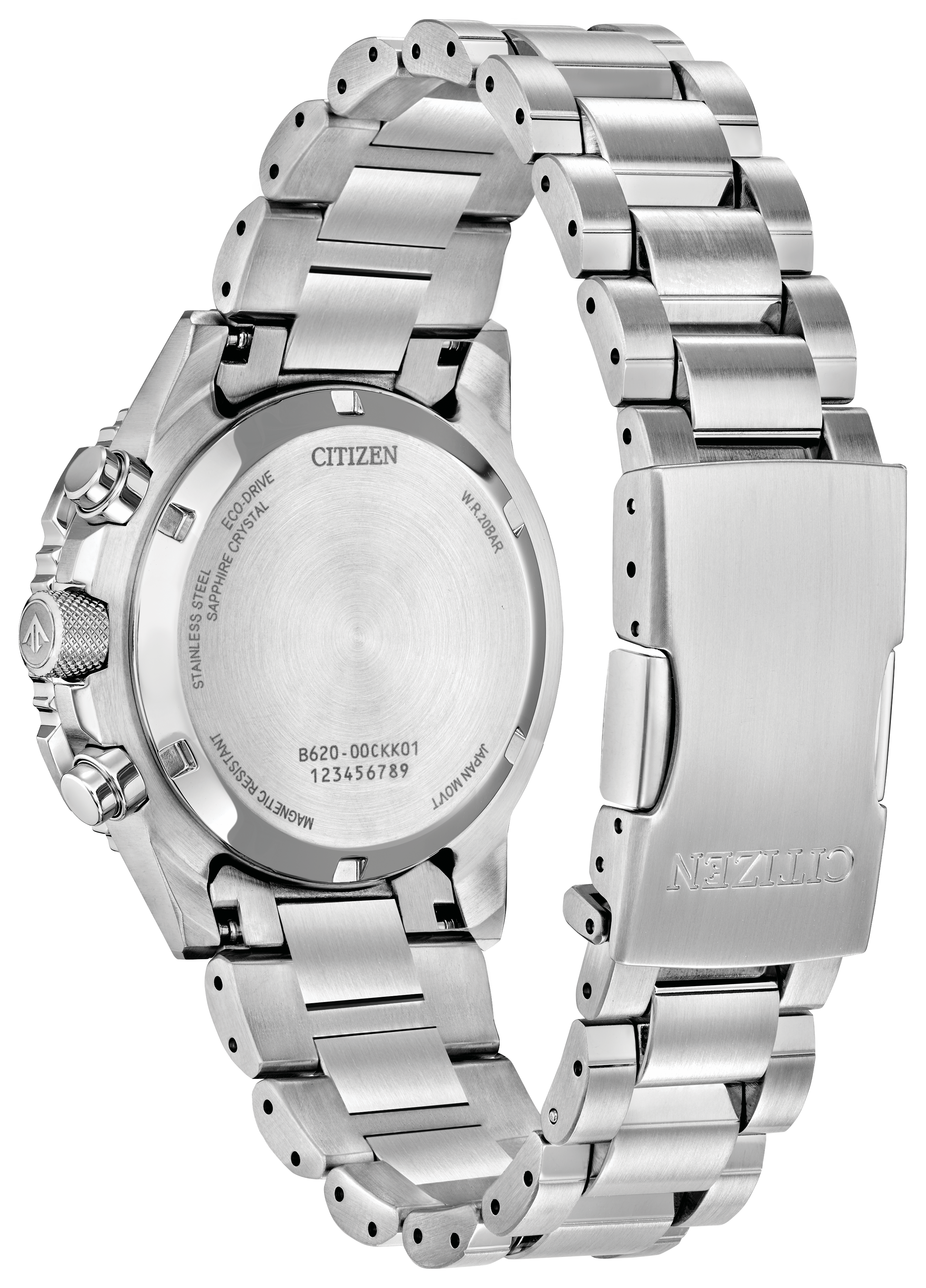Citizen Navihawk Steel 40 mm Eco Drive