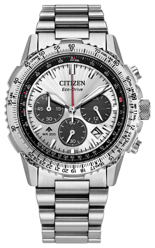 Citizen Navihawk Steel 40 mm Eco Drive
