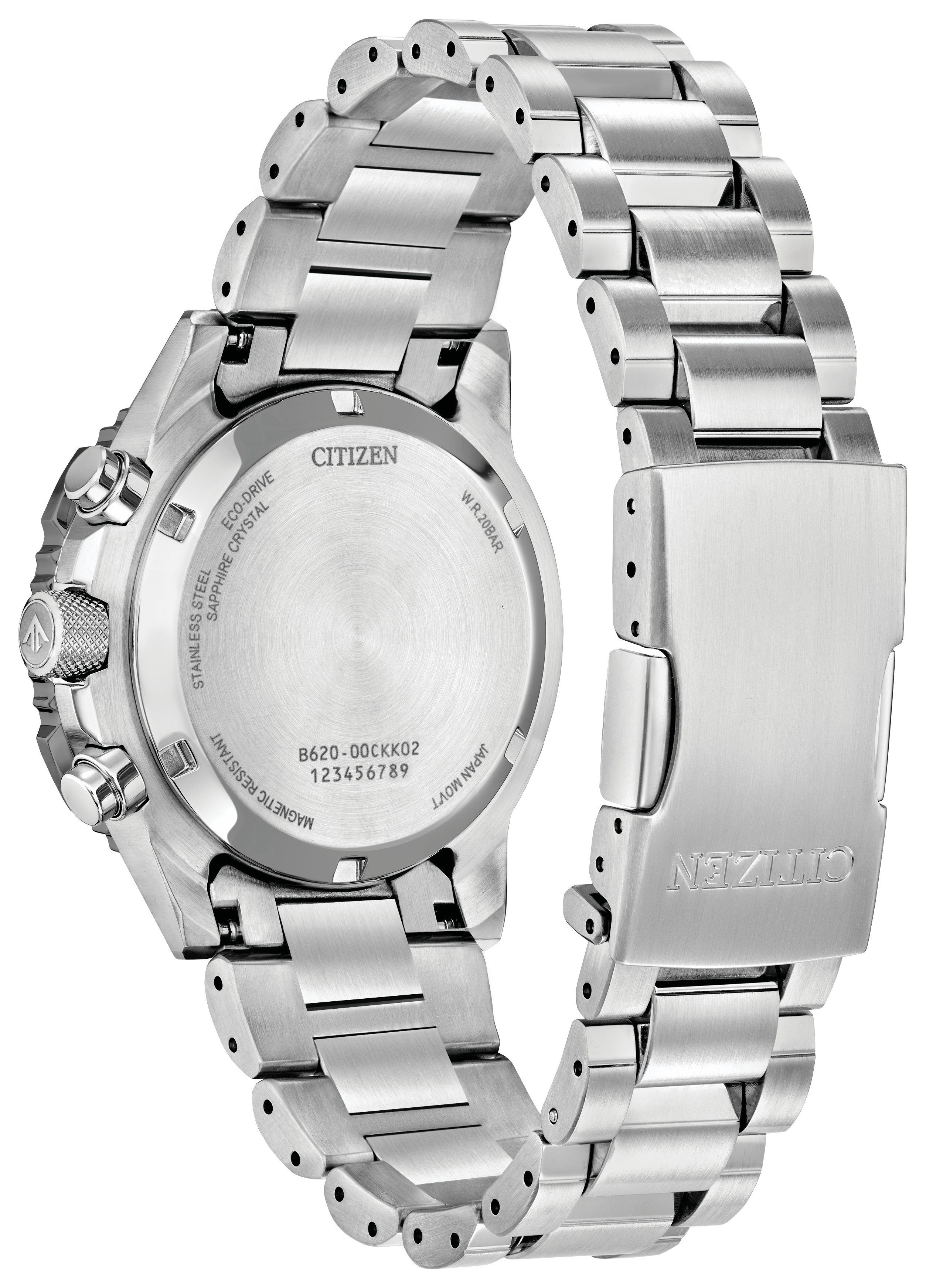 Citizen Navihawk Steel 40 mm Eco Drive