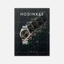 Magazine cover with a watch on a grid background and 'HODINKEE' branding.