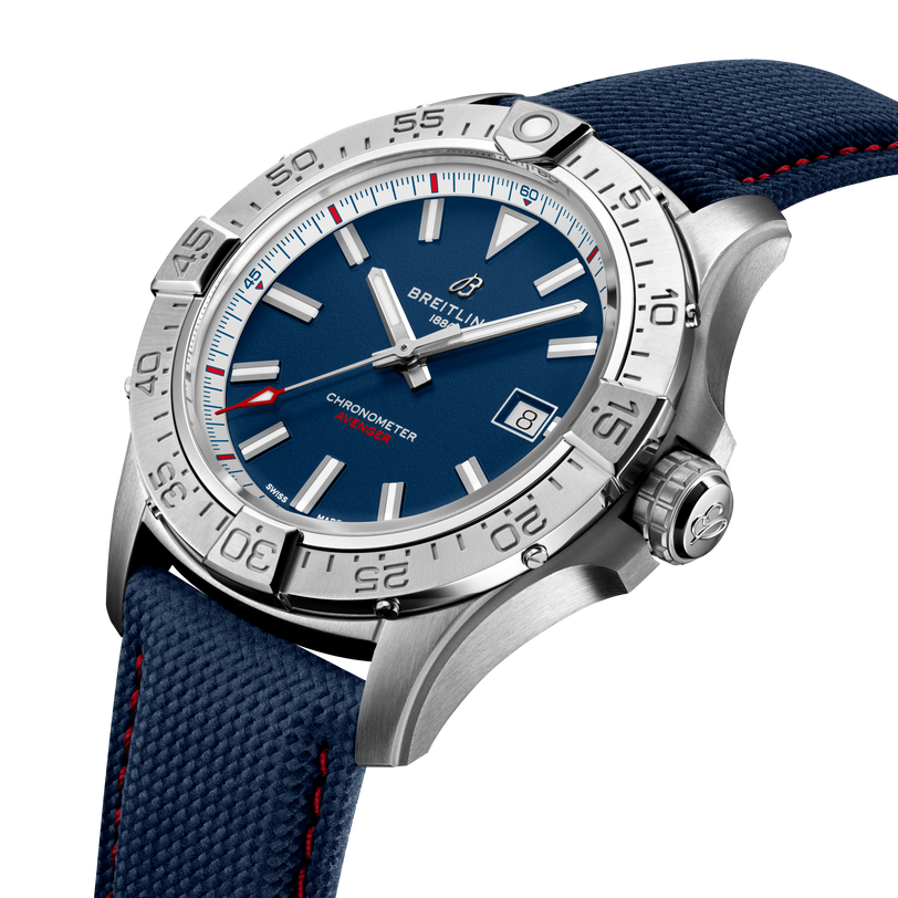 Avenger America250 Limited Edition Automatic | 42mm, Calfskin Strap, Stainless Steel Case, Men's Watch