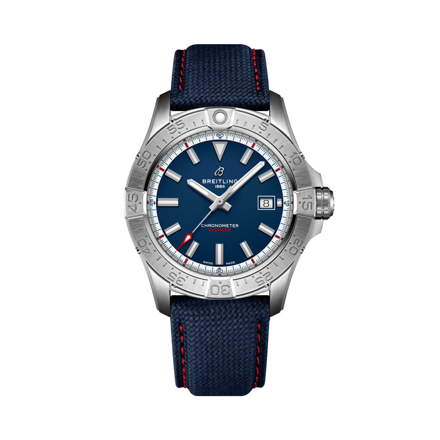 Avenger America 250 Limited Edition Automatic | 42mm, Calfskin Strap, Stainless Steel Case, Men's Watch