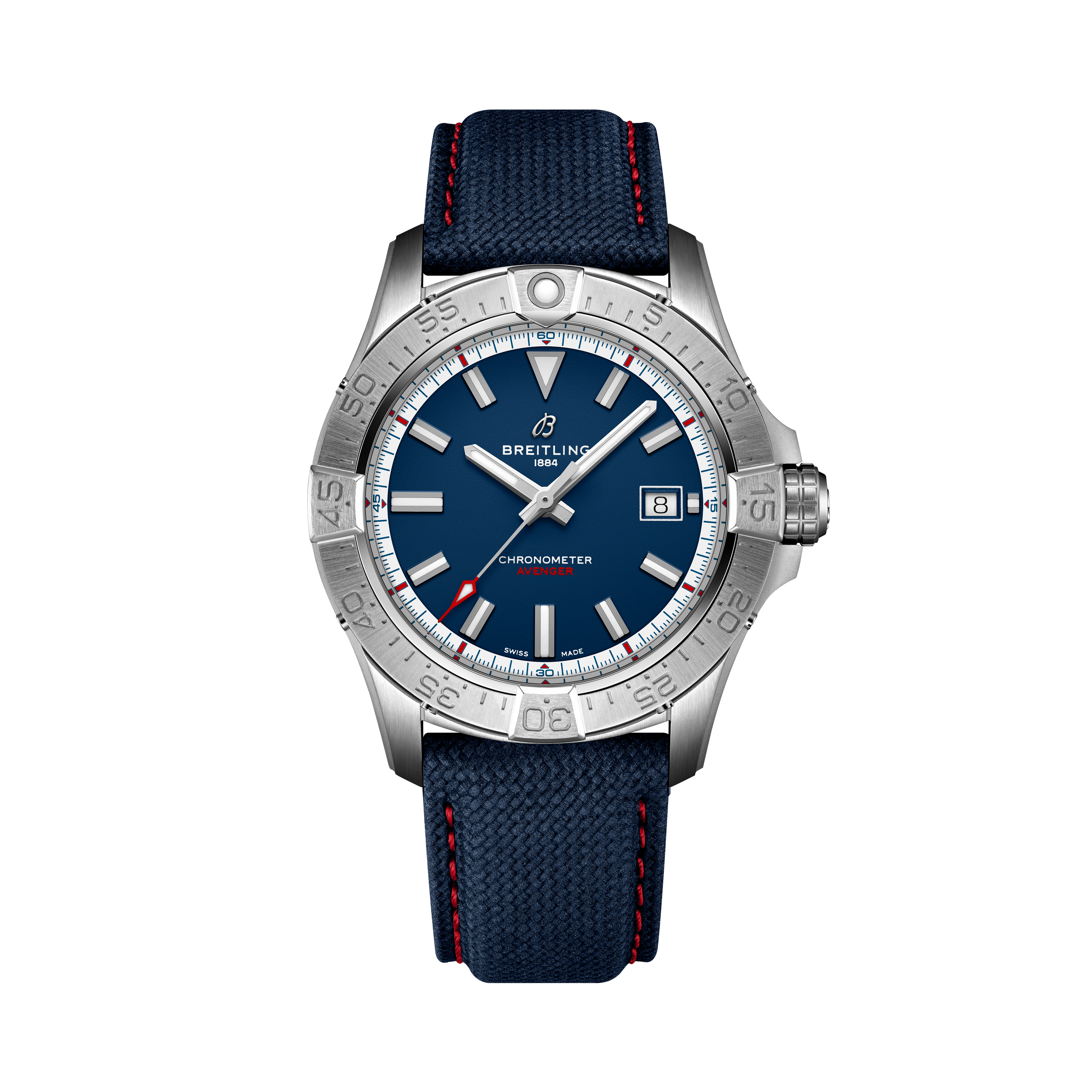 Avenger America 250 Limited Edition Automatic | 42mm, Calfskin Strap, Stainless Steel Case, Men's Watch