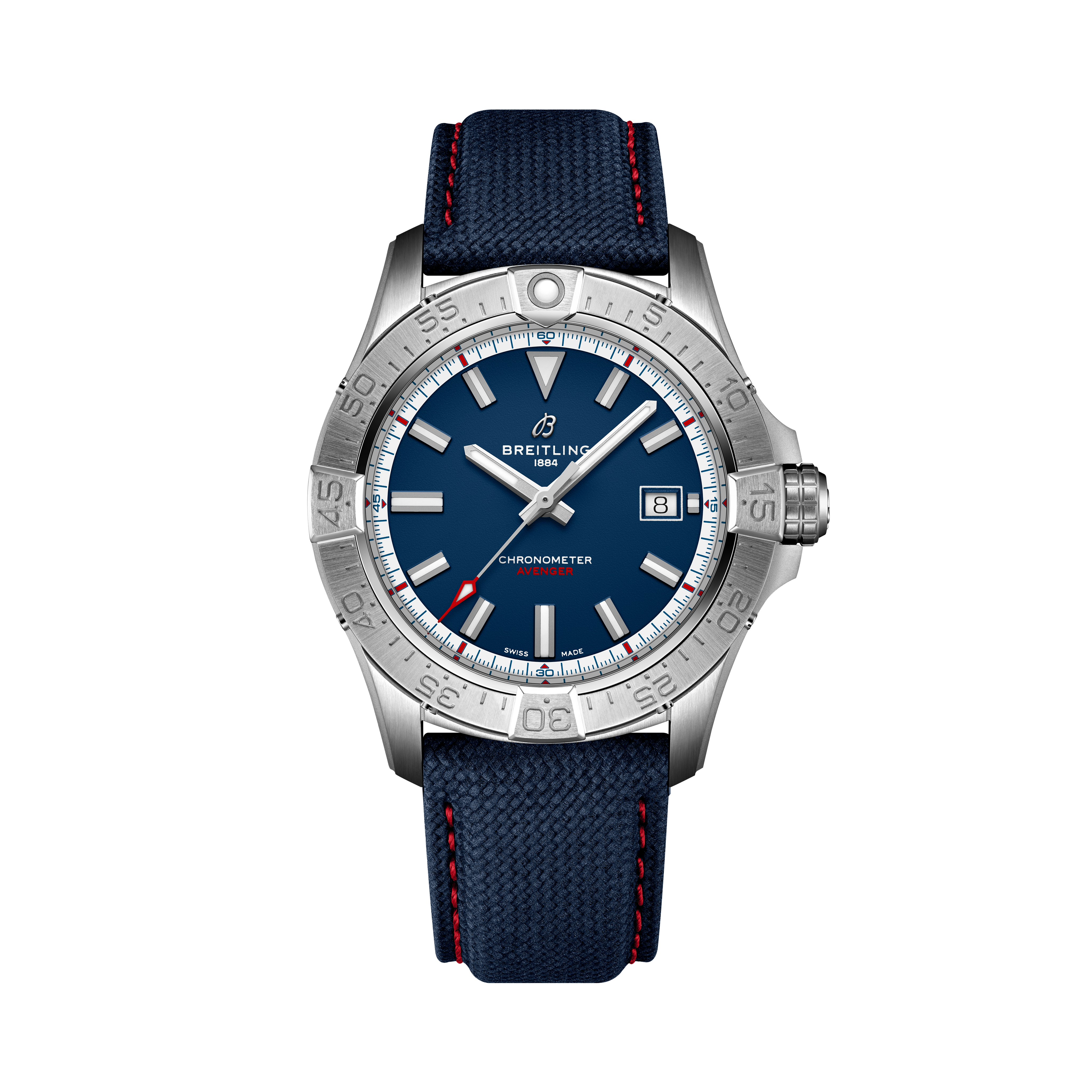 Avenger America250 Limited Edition Automatic | 42mm, Calfskin Strap, Stainless Steel Case, Men's Watch