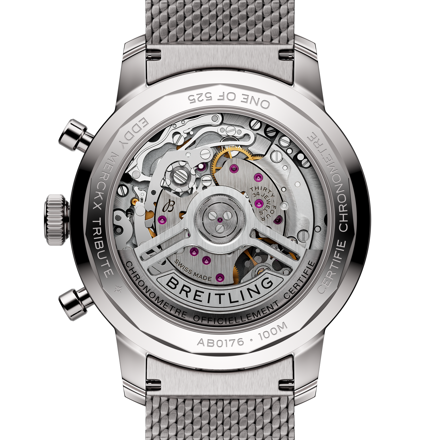Top Time B01 Eddy Merckx | 41mm, Stainless Steel Strap, Men's Watch