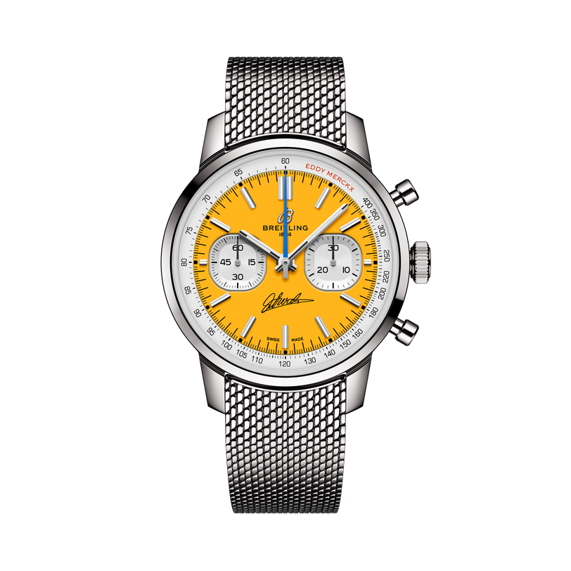 Top Time B01 Eddy Merckx | 41mm, Stainless Steel Strap, Men's Watch