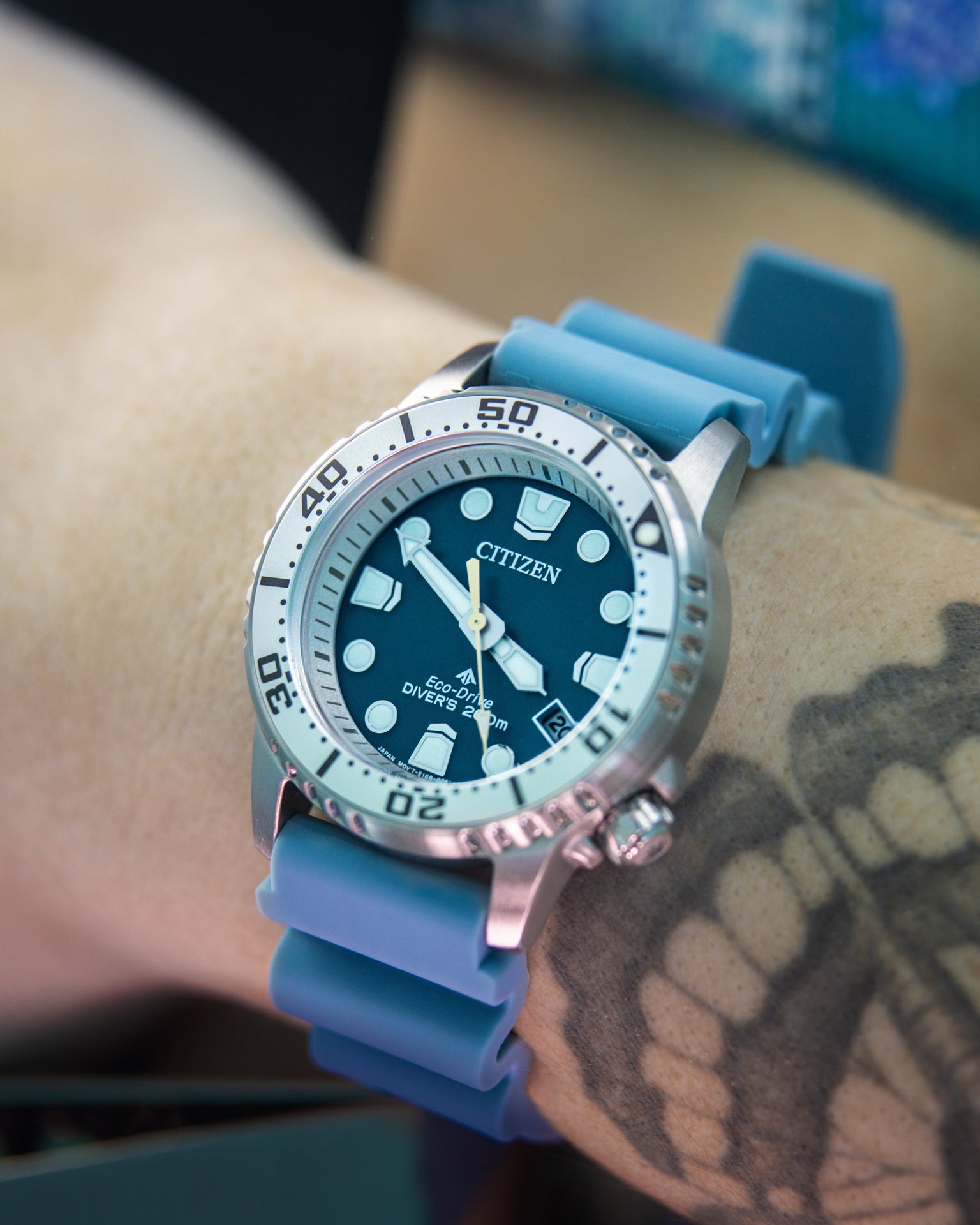 Citizen Dive 4 Steel 36.5 mm Eco Drive