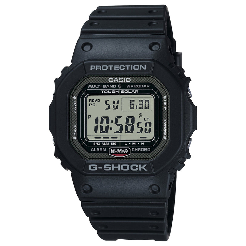 GW-5000U-1 Solar Icon Stainless Steel / Resin Black