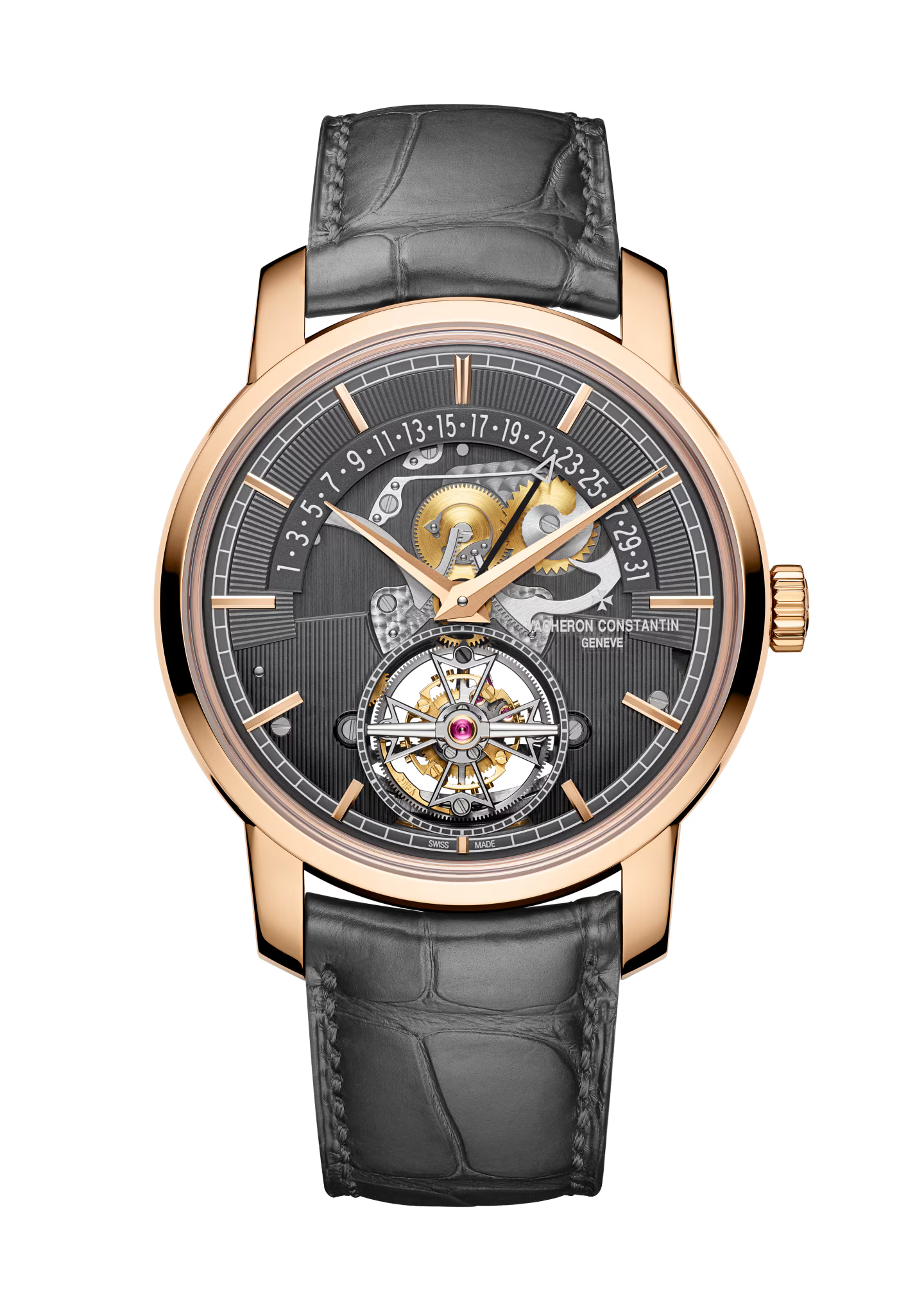 Traditionnelle Tourbillon Retrograde Date Openface