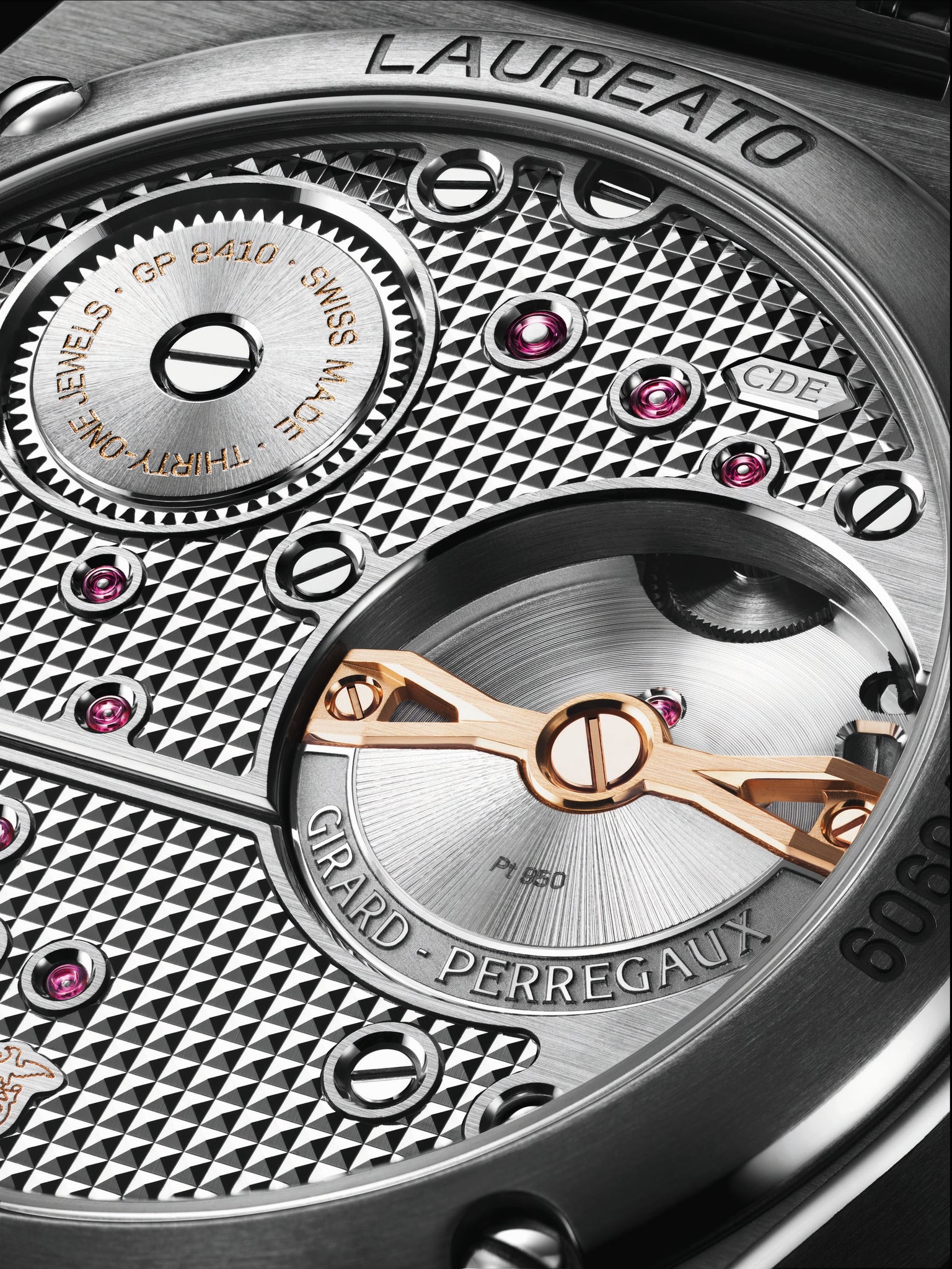 Laureato Fifty Tourbillon Micro-Rotor Rose Gold | 39mm, Steel, Men's Watch