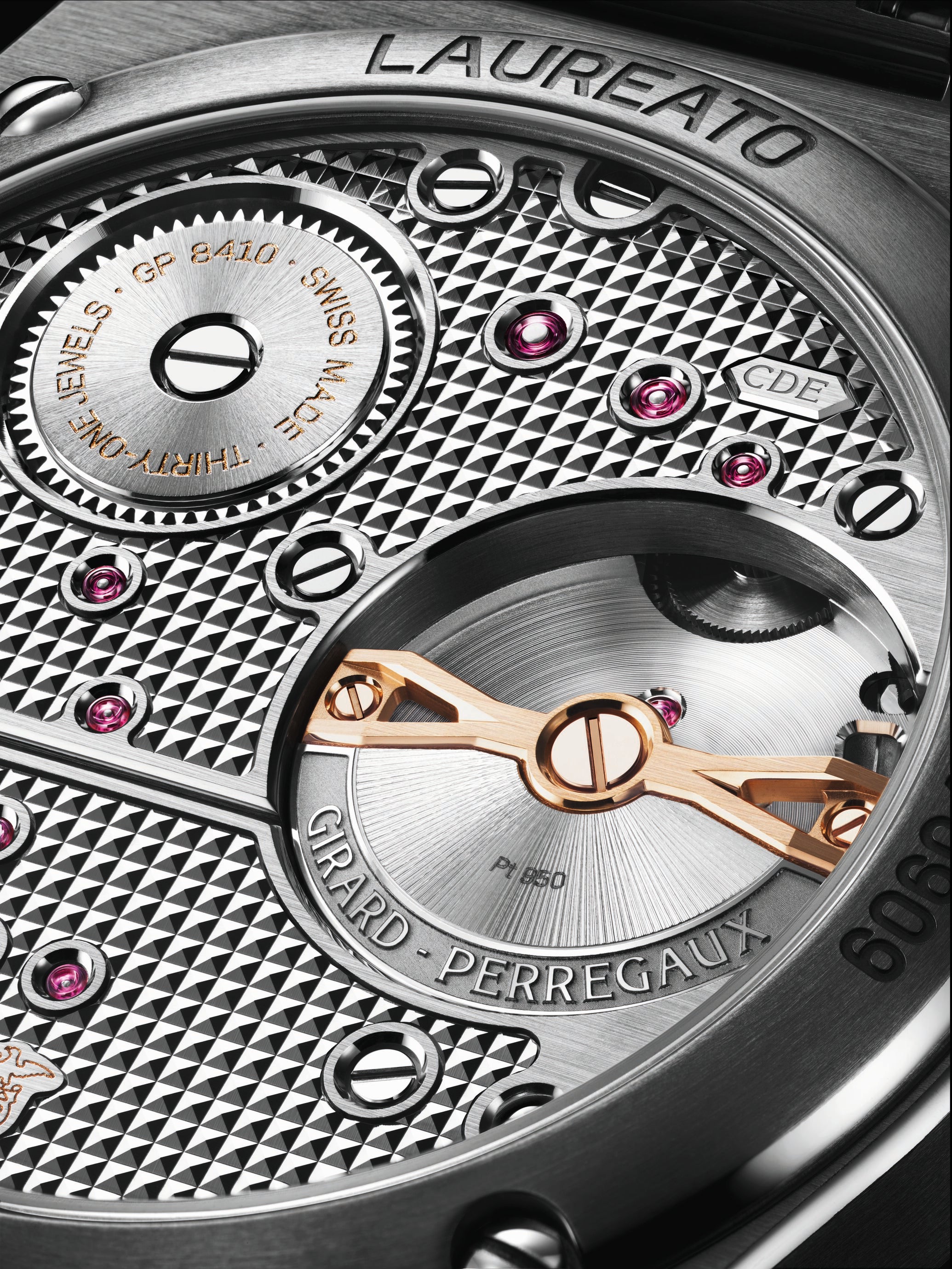 Laureato Fifty Tourbillon Micro-Rotor Rose Gold | 39mm, Steel, Men's Watch