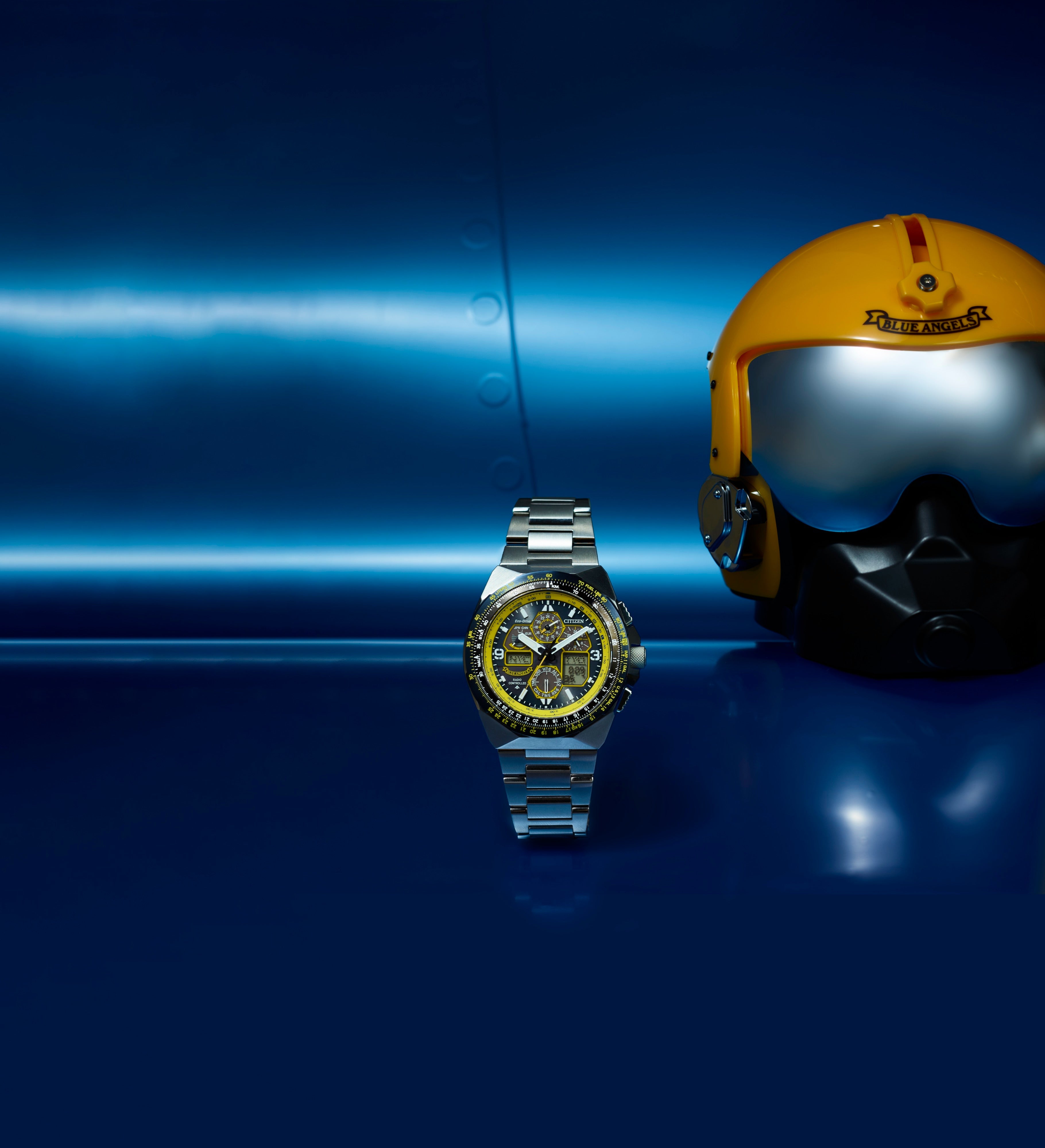 Citizen Skyhawk Steel 46 mm Eco Drive