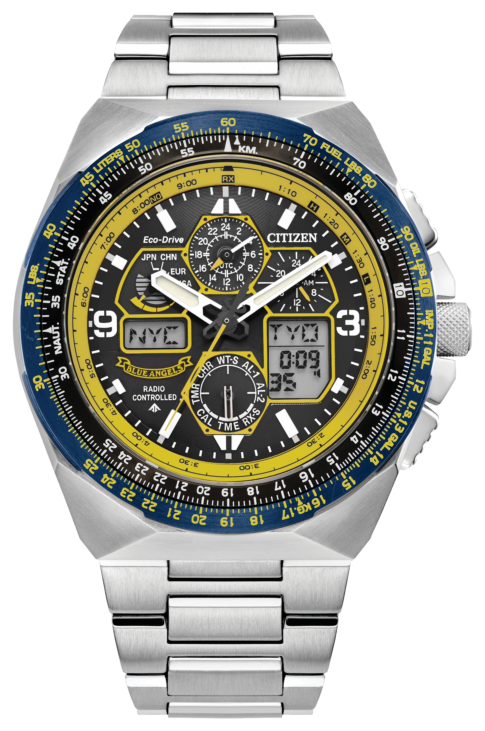Citizen Skyhawk Steel 46 mm Eco Drive