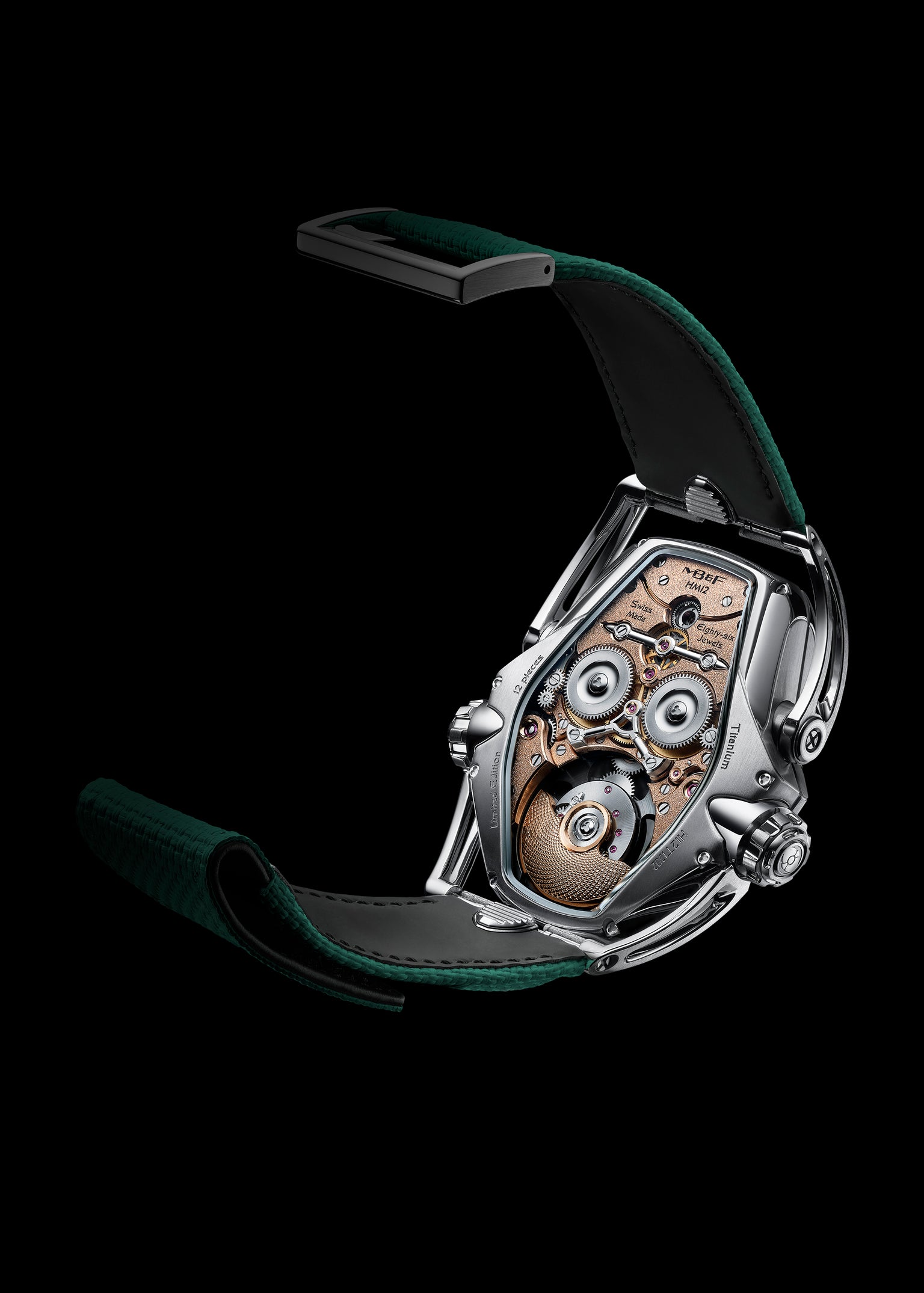 HM12 Guardian | 49mm, Green, Mens Watch