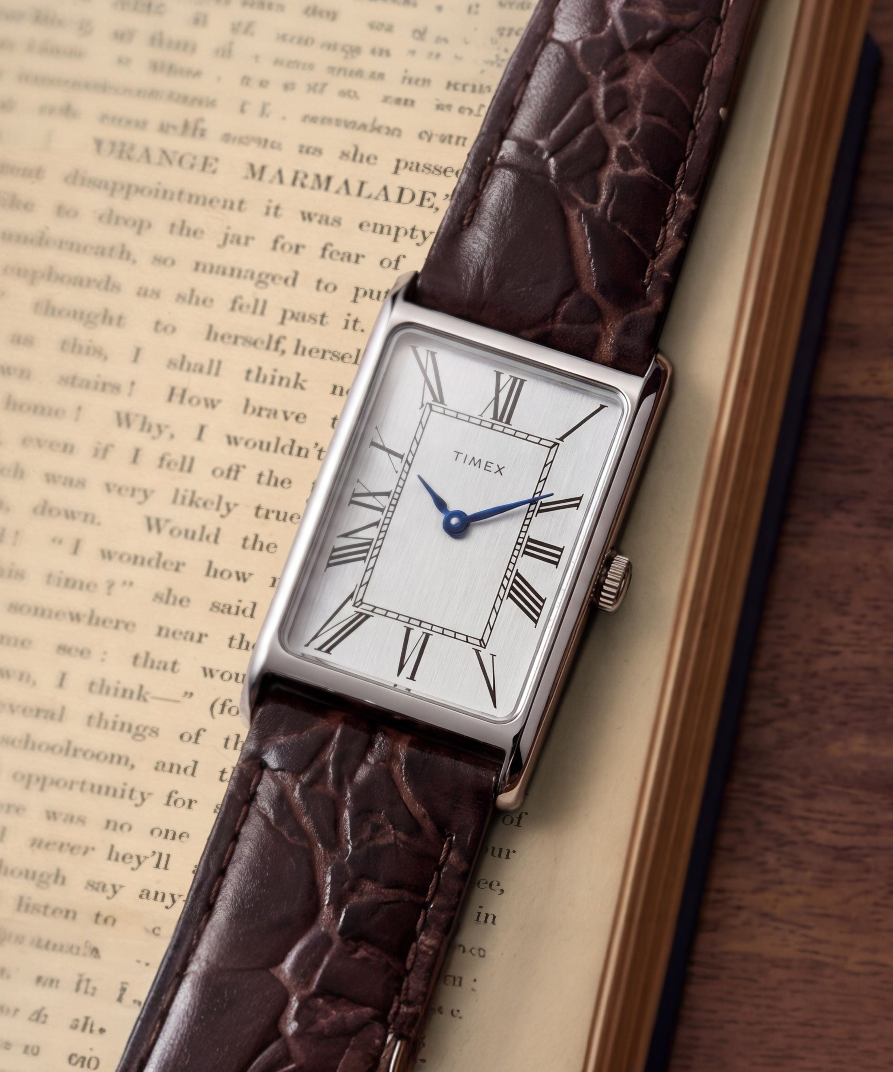 Timex 1976 Lexington Reissue Inspired 21mm Leather Strap Watch