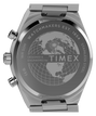 Q Timex Continental Chronograph | 36mm, Steel, Blue Dial