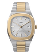 Automatic E Line | 38mm, Two-Tone Steel, Silver Dial