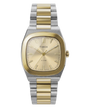 Quartz E Line | 30mm, Two-Tone Steel, Champagne Dial