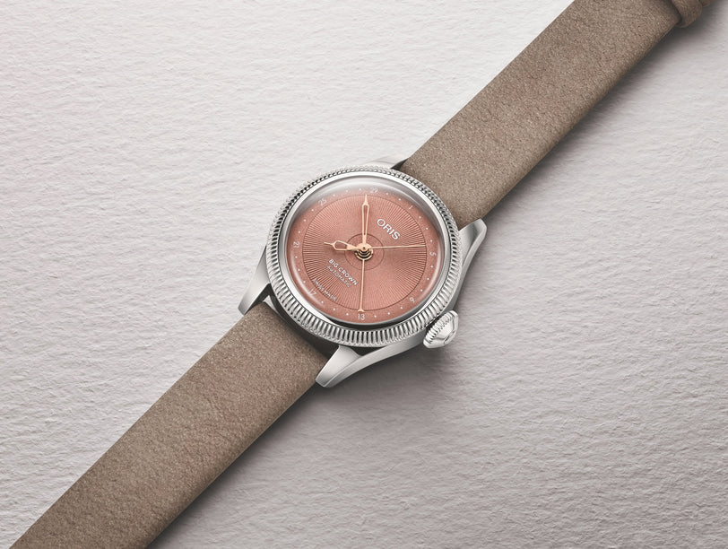 Big Crown Pointer Date | 29mm, Stainless Steel Case, Leather Strap