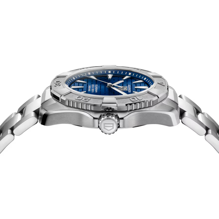 Aquaracer Professional 200 Solargraph | 40mm, Titanium, Blue Dial, Men's Watch