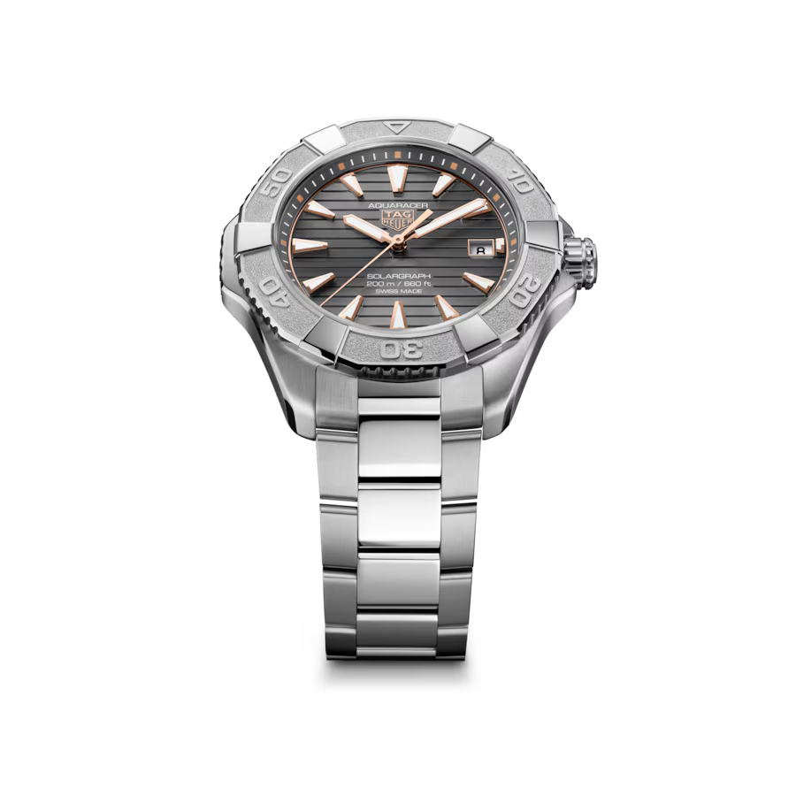 Aquaracer Professional 200 Solargraph | 40mm, Titanium, Grey Dial, Men's Watch