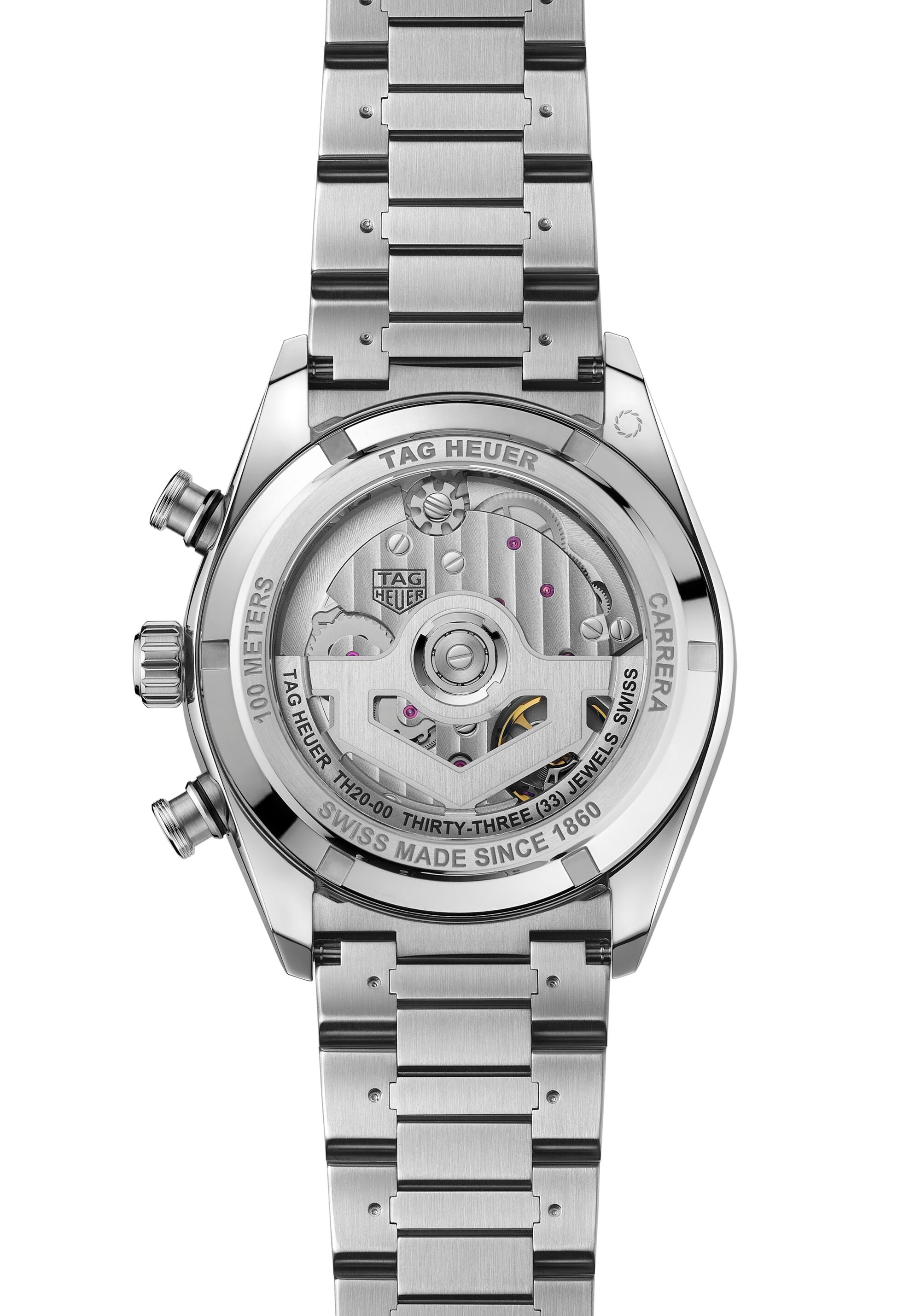 Carrera Chronograph Sport Opalin Black | 42mm, Stainless Steel, Men's Watch