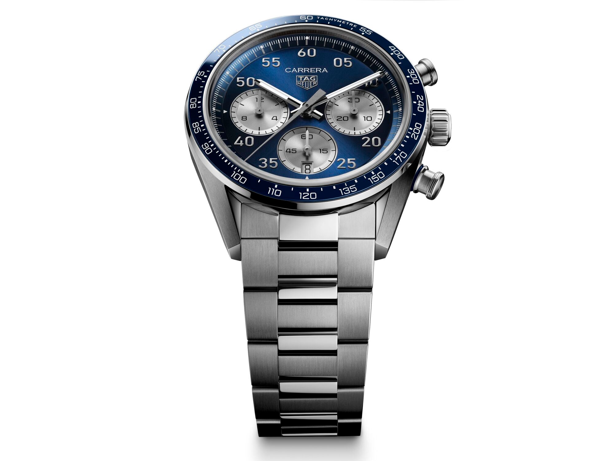Carrera Chronograph Sport Blue | 42mm, Stainless Steel, Men's Watch