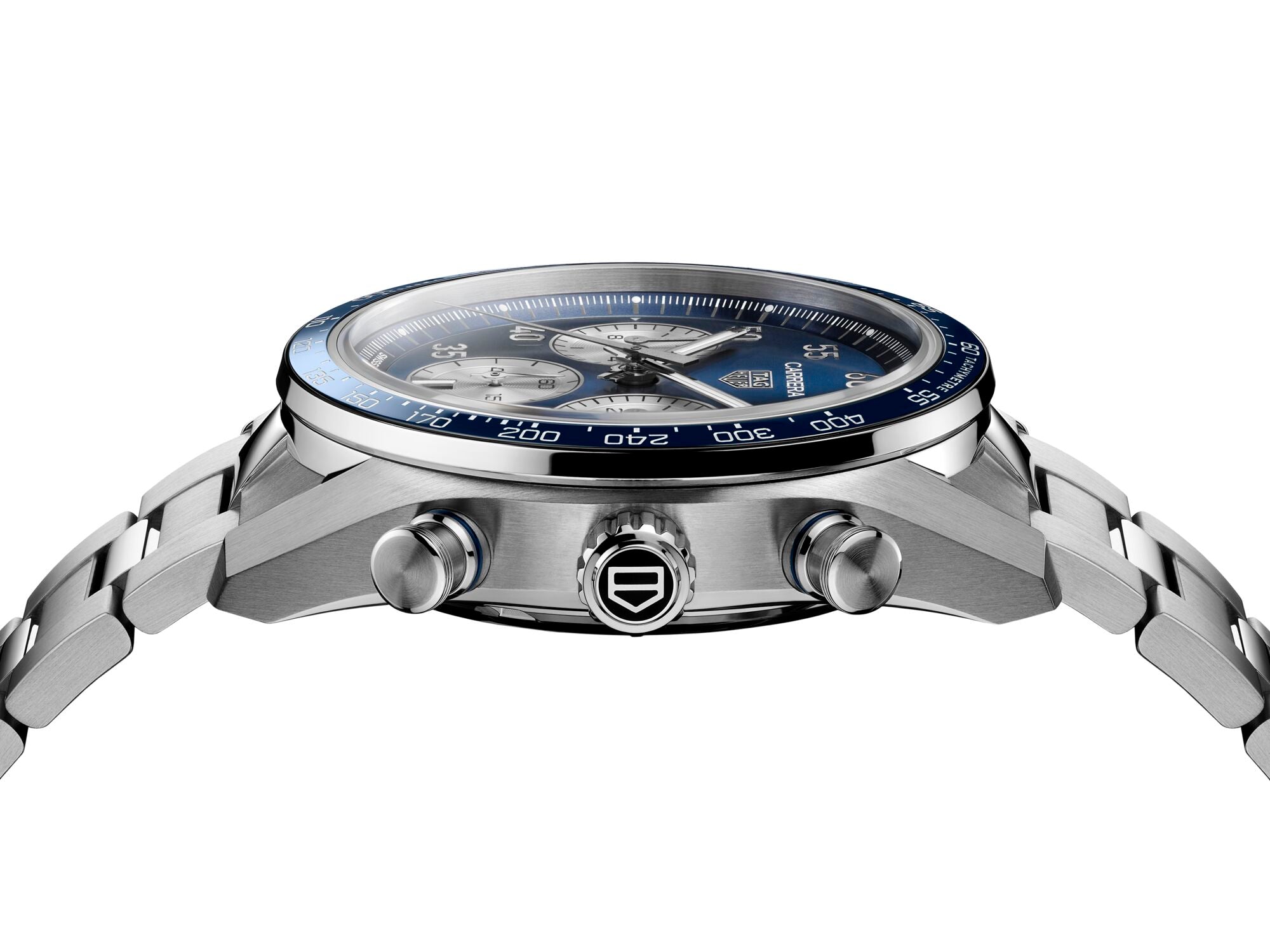 Carrera Chronograph Sport Blue | 42mm, Stainless Steel, Men's Watch