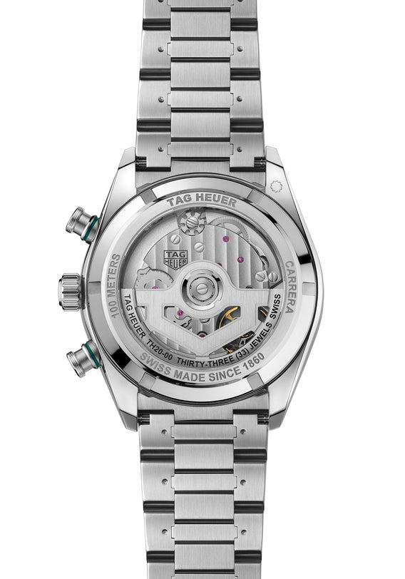 Carrera Chronograph Sport Sunray Brushed Green | 42mm, Stainless Steel, Men's Watch