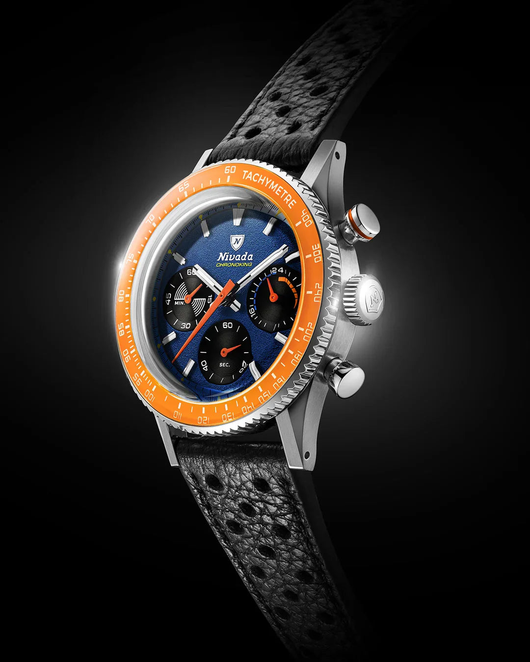 Chronoking Mecaquartz Racing Blue | 38mm, Mens Watch