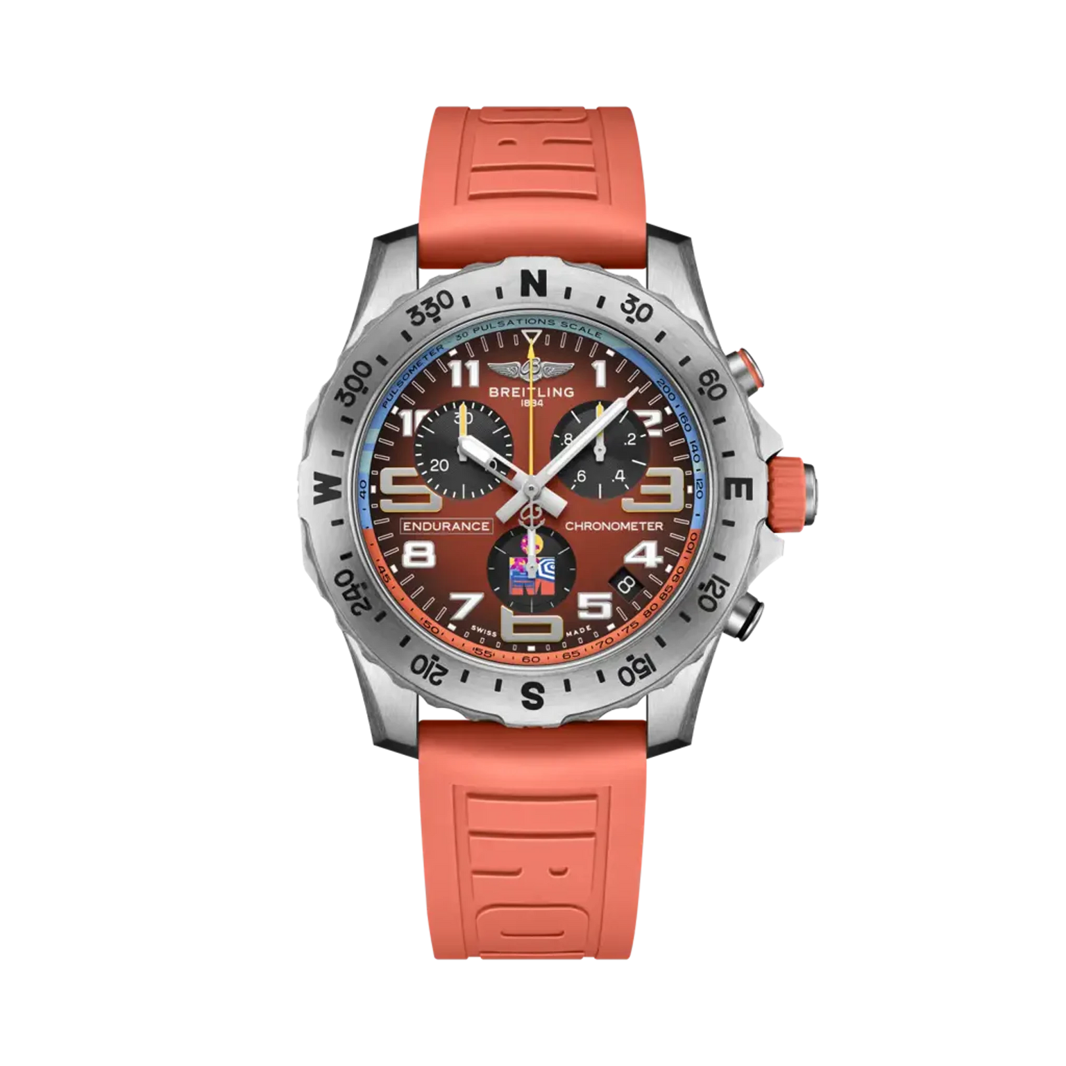 Endurance Pro IRONMAN® World Championship 2026 | 44mm, Titanium, Red Rubber, Men's Watch