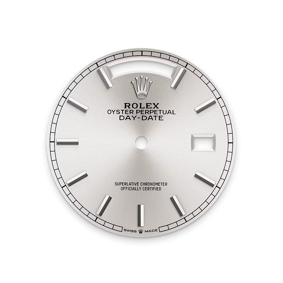 Silver dial