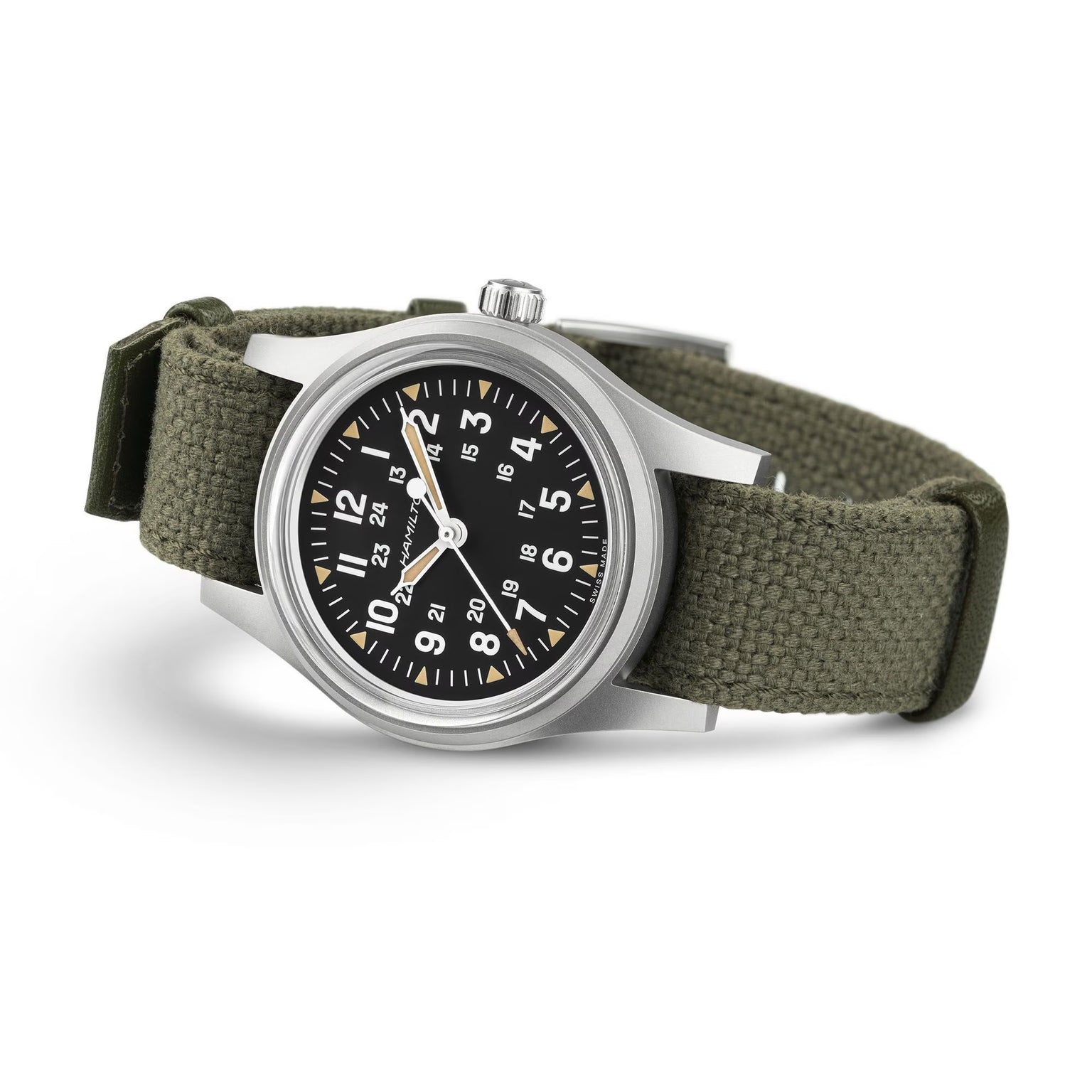 Khaki Field Mechanical 250 | 36mm, NATO Strap, Black Dial