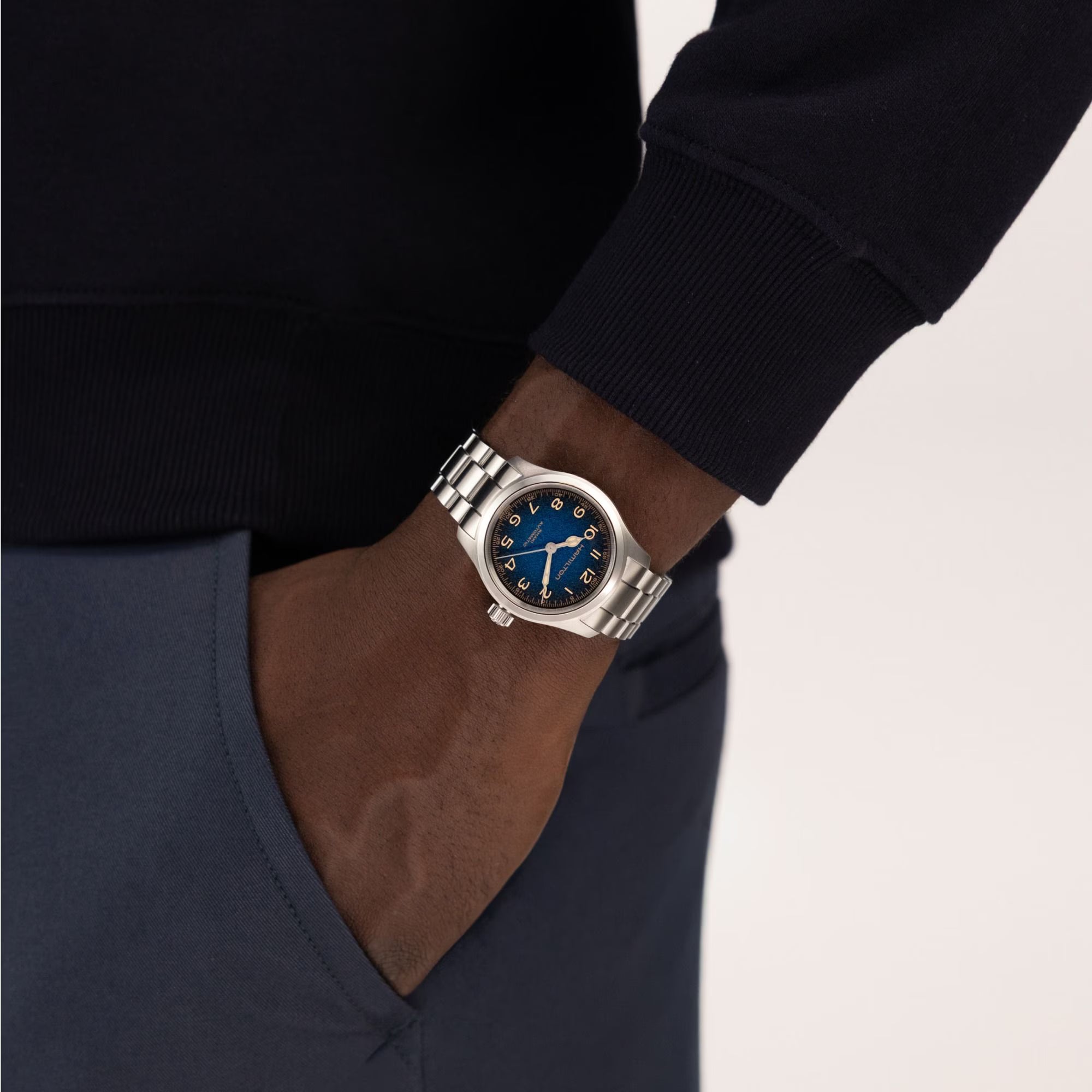 Khaki Field Murph 38 Blue | 38mm, Stainless Steel, Men's Watch