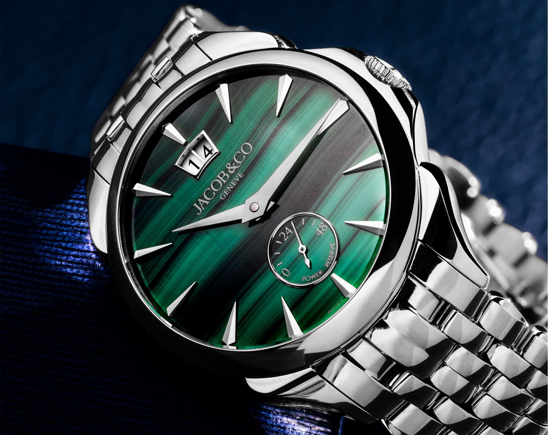 Palatial Classic Manual Big Date | 42mm, Steel Case, Steel Strap