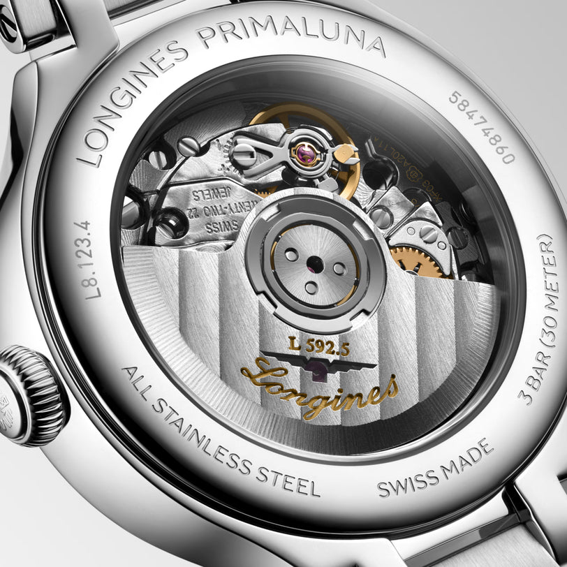 PrimaLuna | 30mm, Stainless Steel, Vivid Green mother-of-pearl Dial, Womens Watch