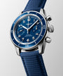 Spirit Pilot Flyback | 39mm, Blue Rubber