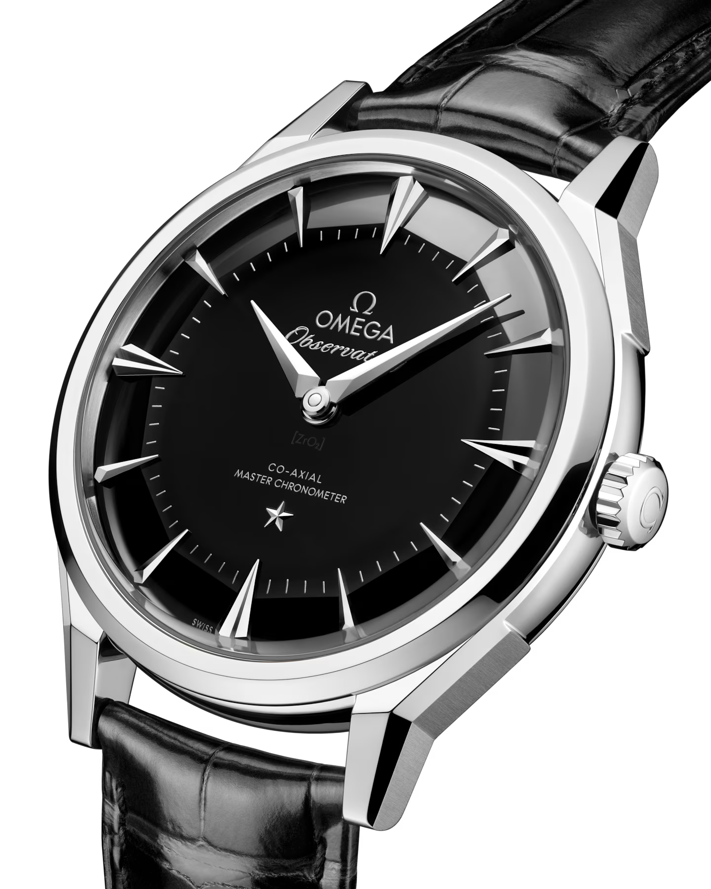 Constellation Observatory | 39mm, Glossy Leather Strap, Men's Watch