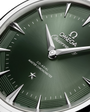 Constellation Observatory | 39mm, Green Leather Strap, Men's Watch