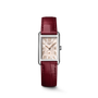 DolceVita | 32mm, Stainless Steel, Ivory Rose "flinqué" Dial, Maple Red Alligator Strap, Womens Watch