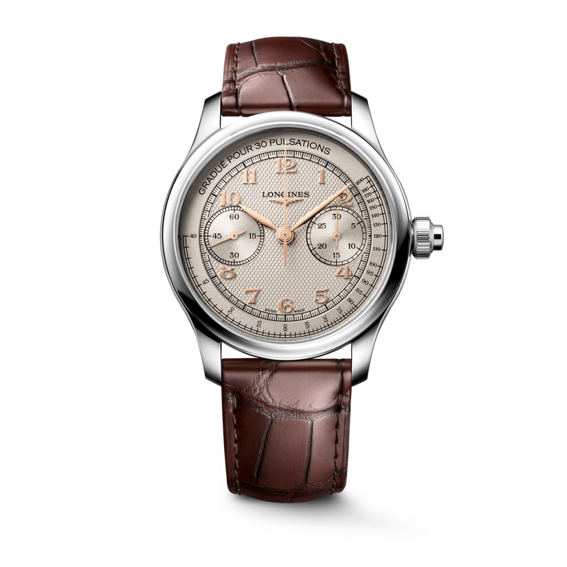 Master Chrono Monopusher | 41mm, Stainless Steel Case, Alligator Strap