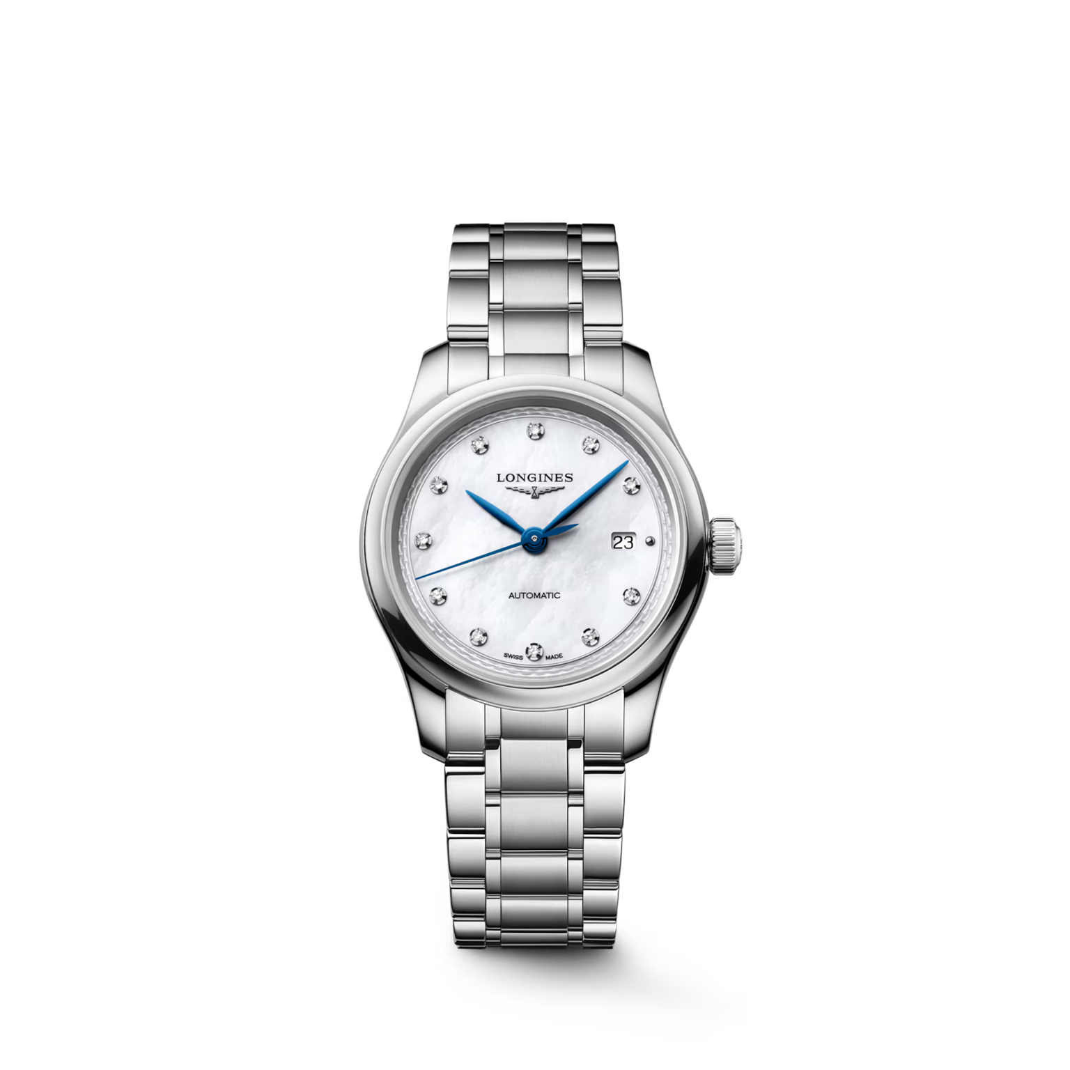 Master | 30mm, Stainless Steel, White mother-of-pearl Dial,  Womens Watch